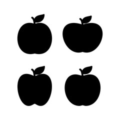 Apple icon vector illustration. Apple sign and symbols for web design.