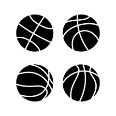 Basketball icon vector illustration. Basketball ball sign and symbol