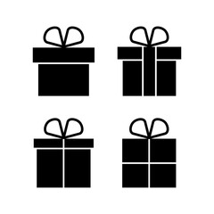 Gift icon vector illustration. gift sign and symbol. birthday gift
