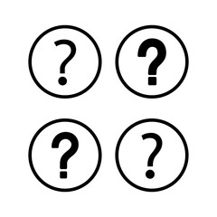 Question icon vector illustration. question mark sign and symbol