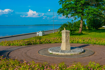 Seaside promenade at Estonian town Haapsalu