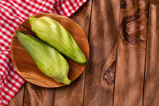 Caigua edible organic vegetable - Cyclanthera pedata