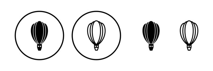 Balloon icon vector. air balloon icon isolated