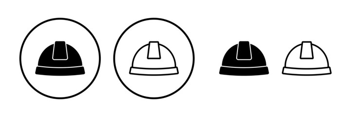 Helmet icon vector. safety helmet icon