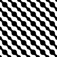 Circle seamless pattern. Repeating black dot on white background. Repeated metaball wallpaper. Abstract design for tech prints. Modern repeat backdrop. Blobs shapes. Circe form. Vector illustration