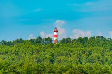Summer day at Nida lighthouse in Lithuania