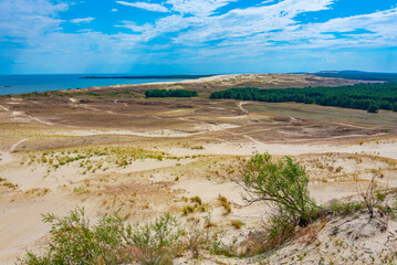 Parnidis dune at Curonian spit in Lithuania - obrazy, fototapety, plakaty