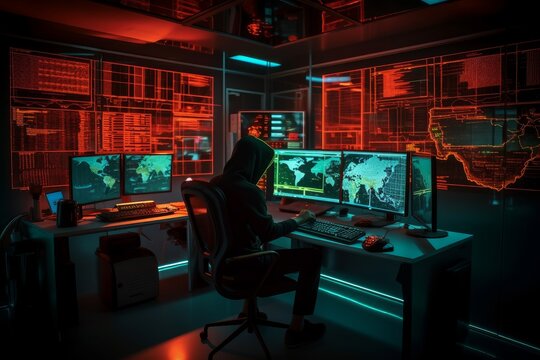 A hacker's lair