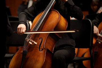 첼로연주하는 손모습 © 성철 노