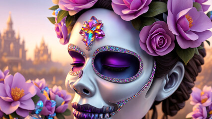 Día de Muertos México: Catrina, IA Generativa