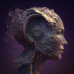 The Power and Potential of Machine Learning and AI, Exploring the Boundless Possibilities of Machine Learning and AI,Revolutionizing Industries,The Future of Technology,illustration Generative AI