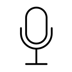 simple microphone icon