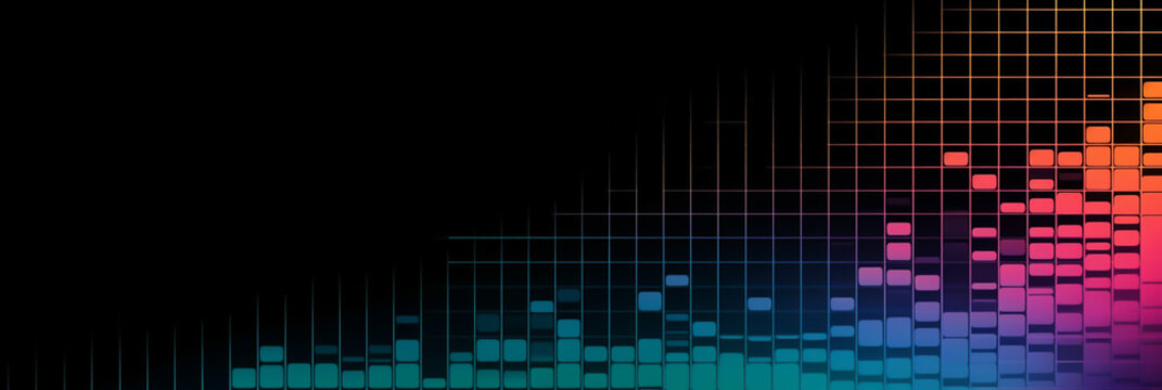 data filer concept, horizontal layout banner with copy space, generative ai