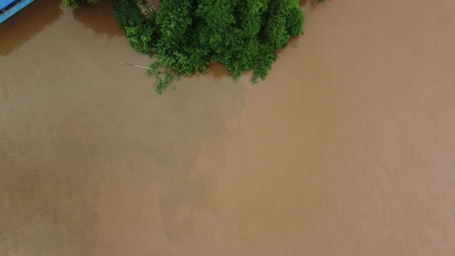 Natureza &Aacute;gua Parque Ambiental Encontro Rios Rio Poti Parna&iacute;ba Ponto Tur&iacute;stico Poty Velho Restaurante Flutuante Solim&otilde;es Negro Teresina Verde Marrom Paisagem Drone Turismo Viagem Viajar 