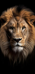 Fototapeta premium Lion, AI