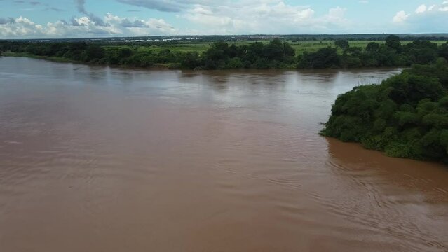  Natureza &Aacute;gua Parque Ambiental Encontro Rios Rio Poti Parna&iacute;ba Ponto Tur&iacute;stico Poty Velho Restaurante Flutuante Solim&otilde;es Negro Teresina Verde Marrom Paisagem Drone Turismo Viagem Viajar
