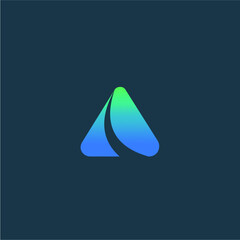Fototapeta premium Logo initial A
