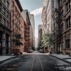 Staring down an empty street, urban-Generative AI