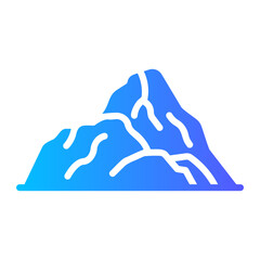 mountains gradient icon