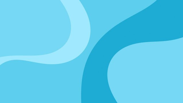 A high-quality animation featuring a blue gradient background where the waves dance to the refreshing breeze. It's designed for seamless looping playback.