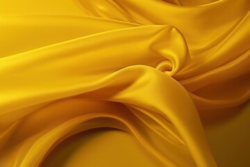 Fototapeta premium Digital Illustration of Yellow Fabric Abstract Background Pattern Texture, Made in part with generative AI 