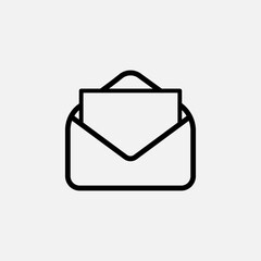 Mail Icon. E Mail, Correspondence  Symbol - Vector