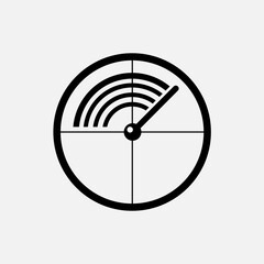 Radar Icon - Vector, Sign and Symbol for Design, Presentation, Website or Apps Elements