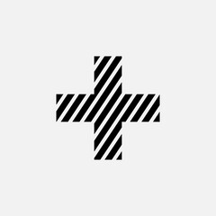 Add Icon. Plus, Positive or Increase Logo Vector, Sign and Symbol for Design, Presentation, Website or Apps Elements