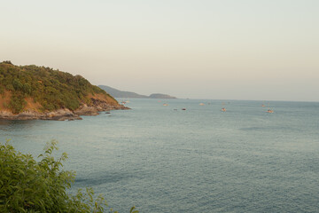 beach in the morning