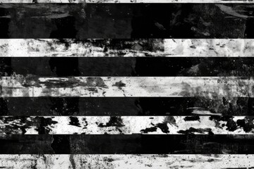 textured black and white striped background with a grungy feel. Generative AI