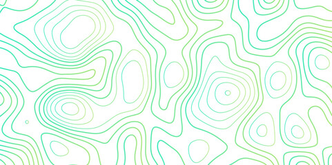 Panorama view gradient multicolor wave curve lines banner background design. Vector illustration. Line topography map contour background .Abstract Topographic map background with wave line.