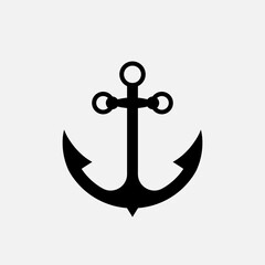 Anchor Icon. Sailor Symbol. Applied for Design Element, Presentation, Website or Application - Vector