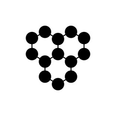 Atom, Molecule Icon - Vector, Sign and Symbol for Design, Presentation, Website or Apps Elements.   