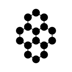 Atom, Molecule Icon - Vector, Sign and Symbol for Design, Presentation, Website or Apps Elements.   