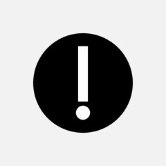 Exclamation Icon. Warning, Alert Symbol - Vector