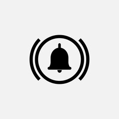 Bell Icon. Alert, Ringing Symbol for Design, Presentation, Website or Apps Elements – Vector.