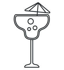 cocktail with umbrella