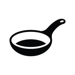 Frying pan icon vector on trendy design