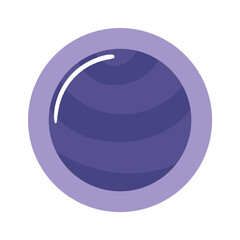 purple planet space