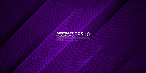 Modern abstract purple background with wavy lines. Popular illustration technology background. Vector Eps10