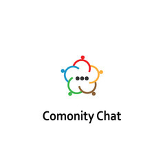 Chat comonity Forum logo designs concept vector, World Talk logo symbol designs, Discuss symbol
