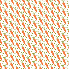 Carrot  Seamless Pattern Design