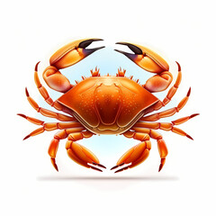 Crab Logo. Generative AI