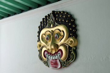 Kala Makara, Detail Decoration of Kraton palace in Yogyakarta, Java island, Indonesia
Head...
