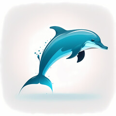 Dolphin Logo. Generative AI