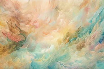 vibrant and colorful abstract painting. Generative AI