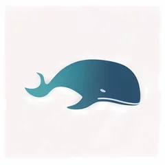 Rolgordijnen Whale Illustration © premiumdesign