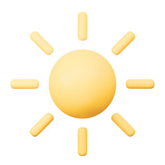 sun 3d illustration