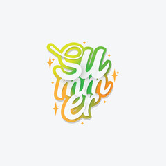 Summer typography  t-shirt design illustration. summer t shirt