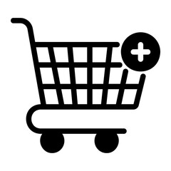 cart glyph icon